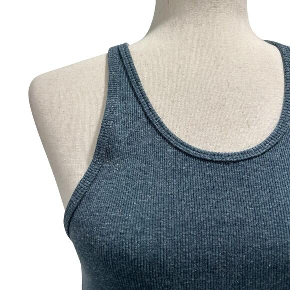 Allbirds Women's Sleeveless Maxi Dress Size Small "The Ribbed Dress" Blue (15) - Picture 10 of 12